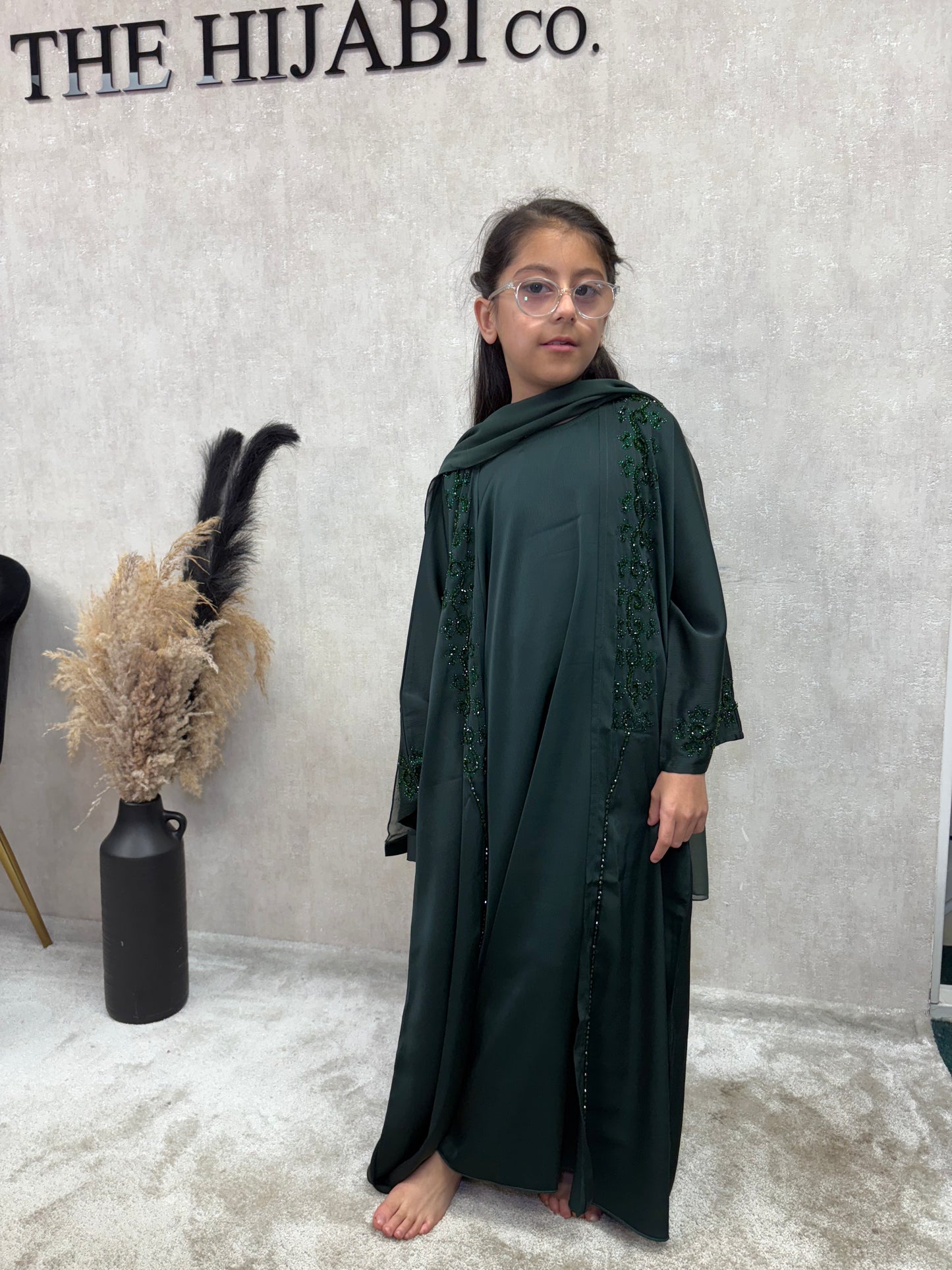 Amara Abaya - Emerald