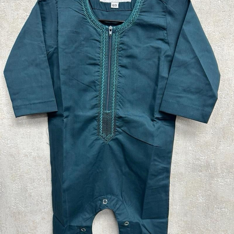 Baby Emirati Style Cotton Romper Thobes