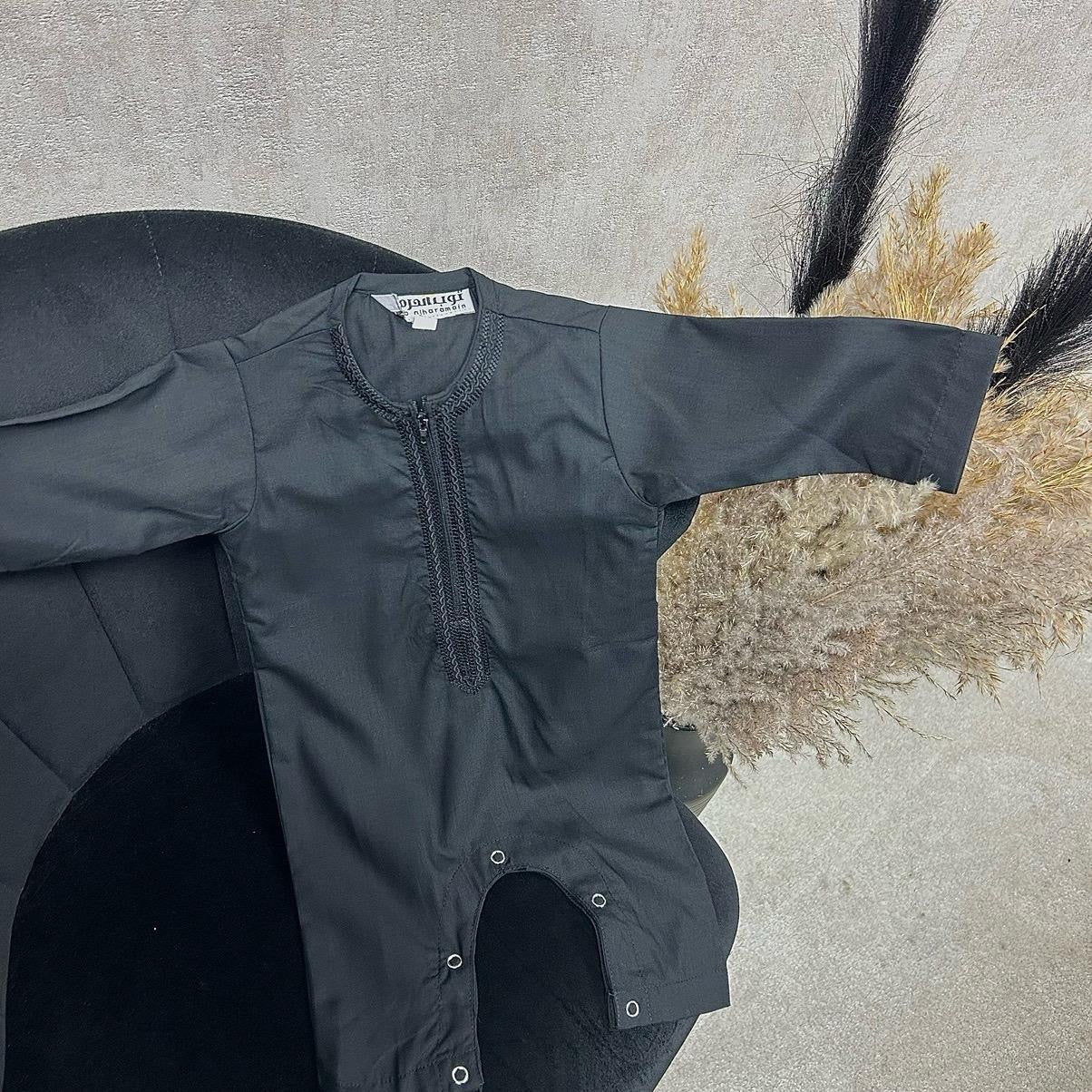 Baby Emirati Style Cotton Romper Thobes