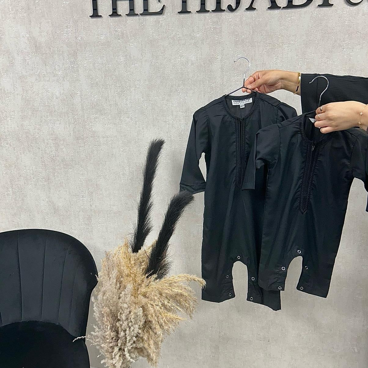 Baby Emirati Style Cotton Romper Thobes
