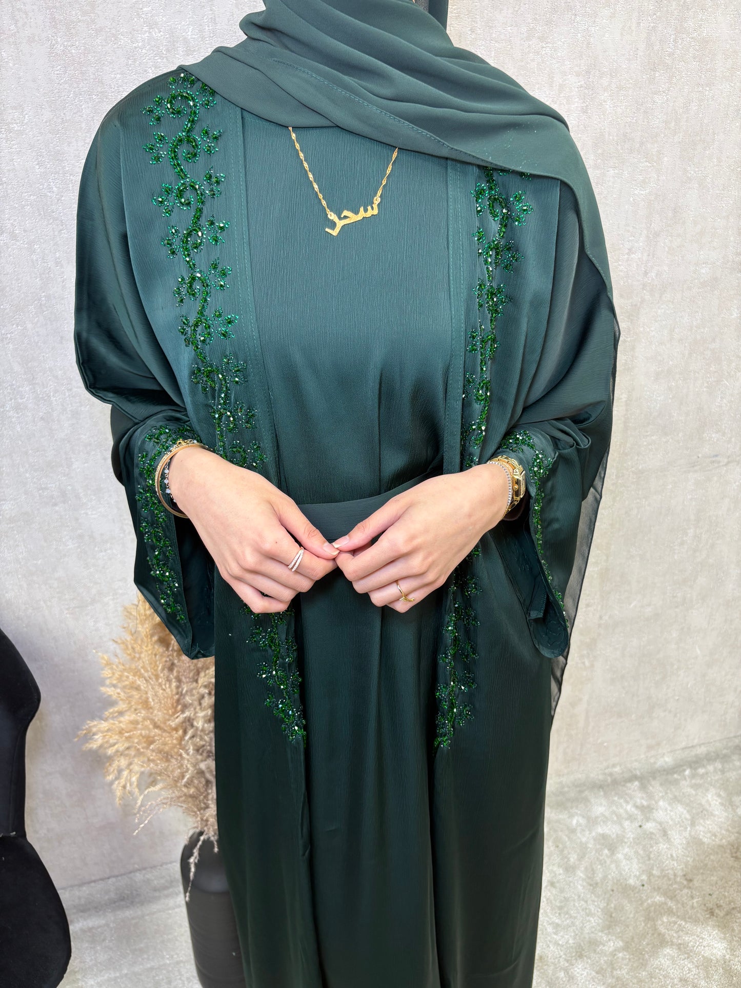 Amara Abaya - Emerald