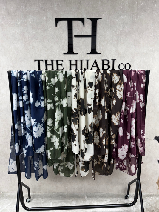 Autumn Floral Hijab