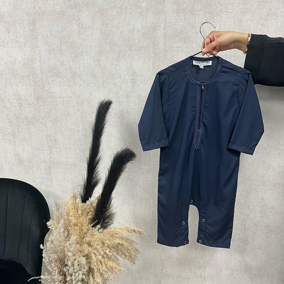Baby Emirati Style Cotton Romper Thobes