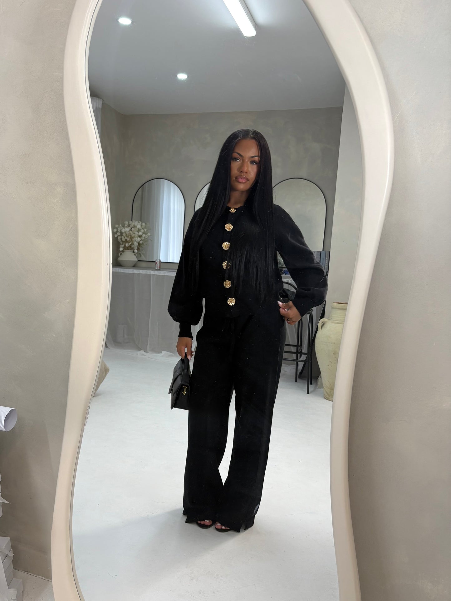 Réin Cuffed Detailed Cardigan