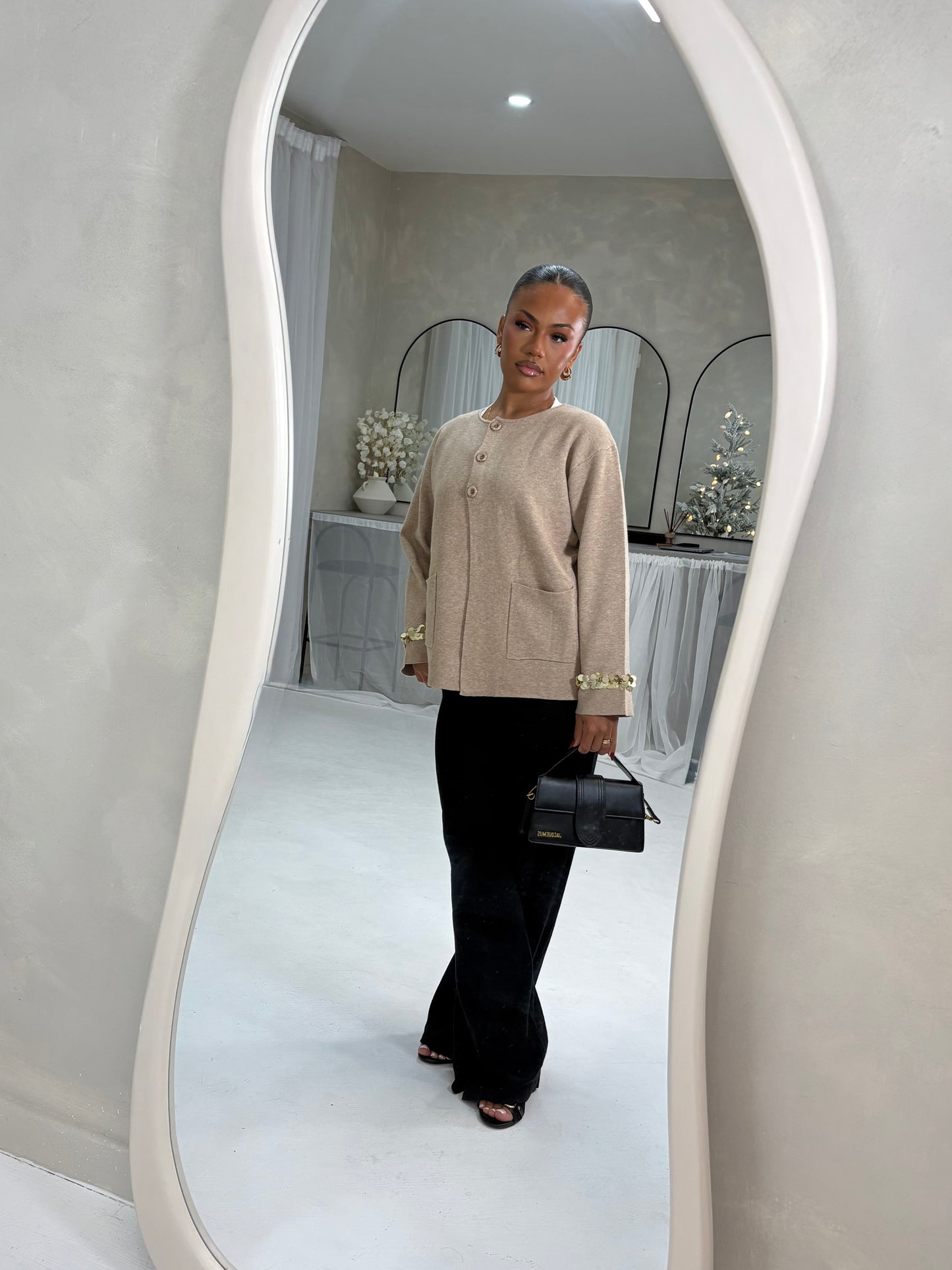 Réin Sequin Detailed Cardigan