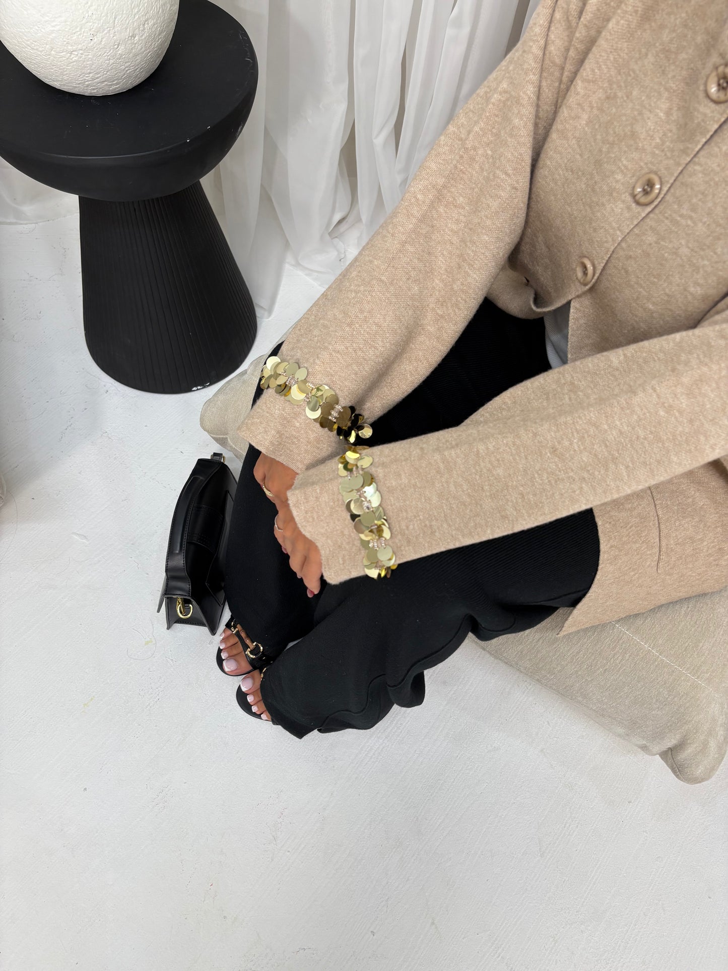 Réin Sequin Detailed Cardigan