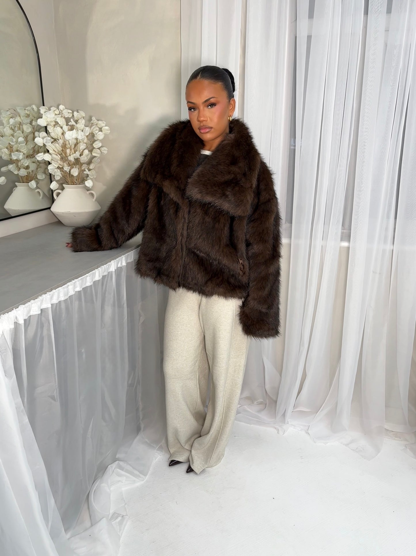 Réin Faux Fur Coat
