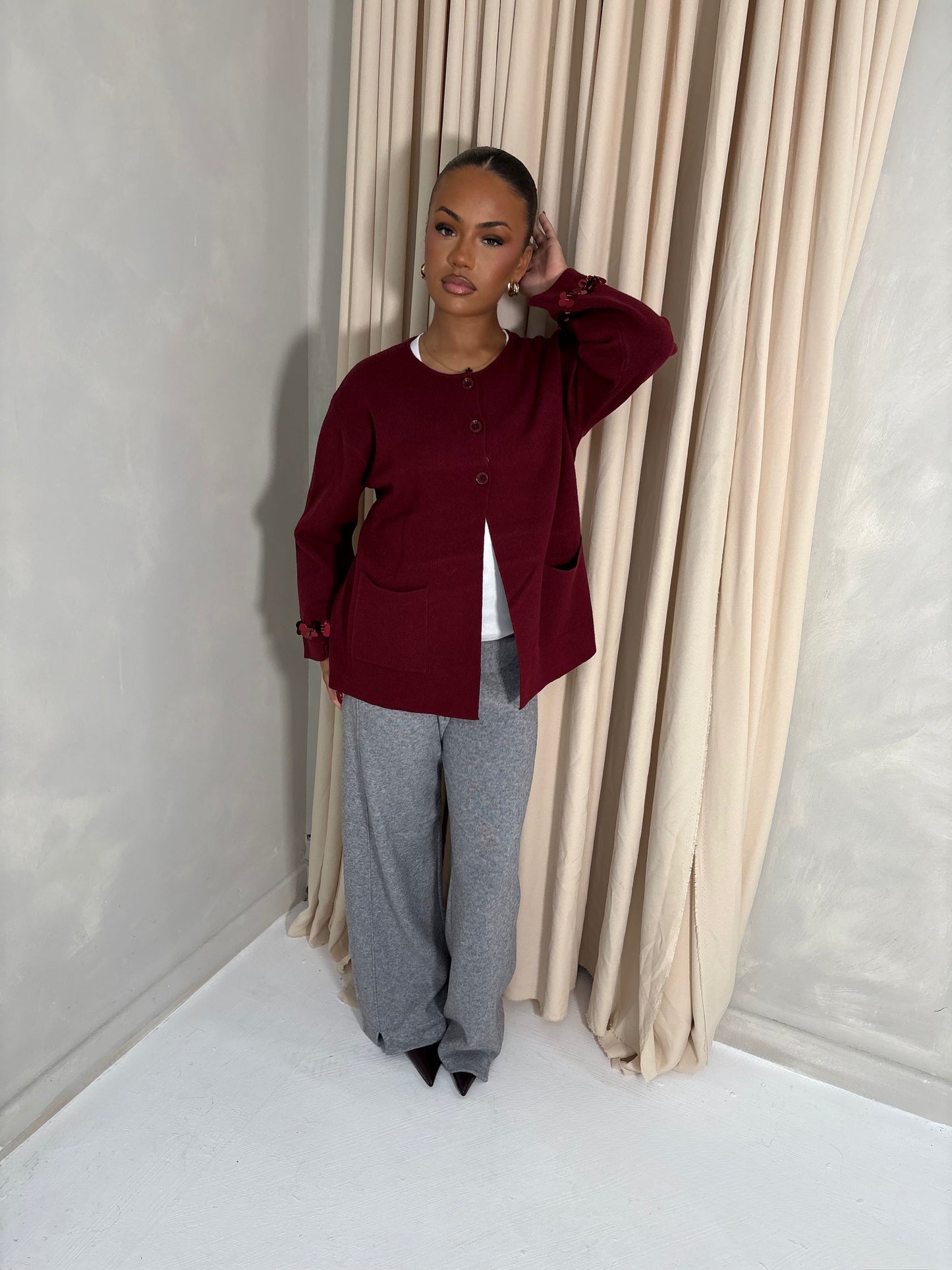 Réin Sequin Detailed Cardigan