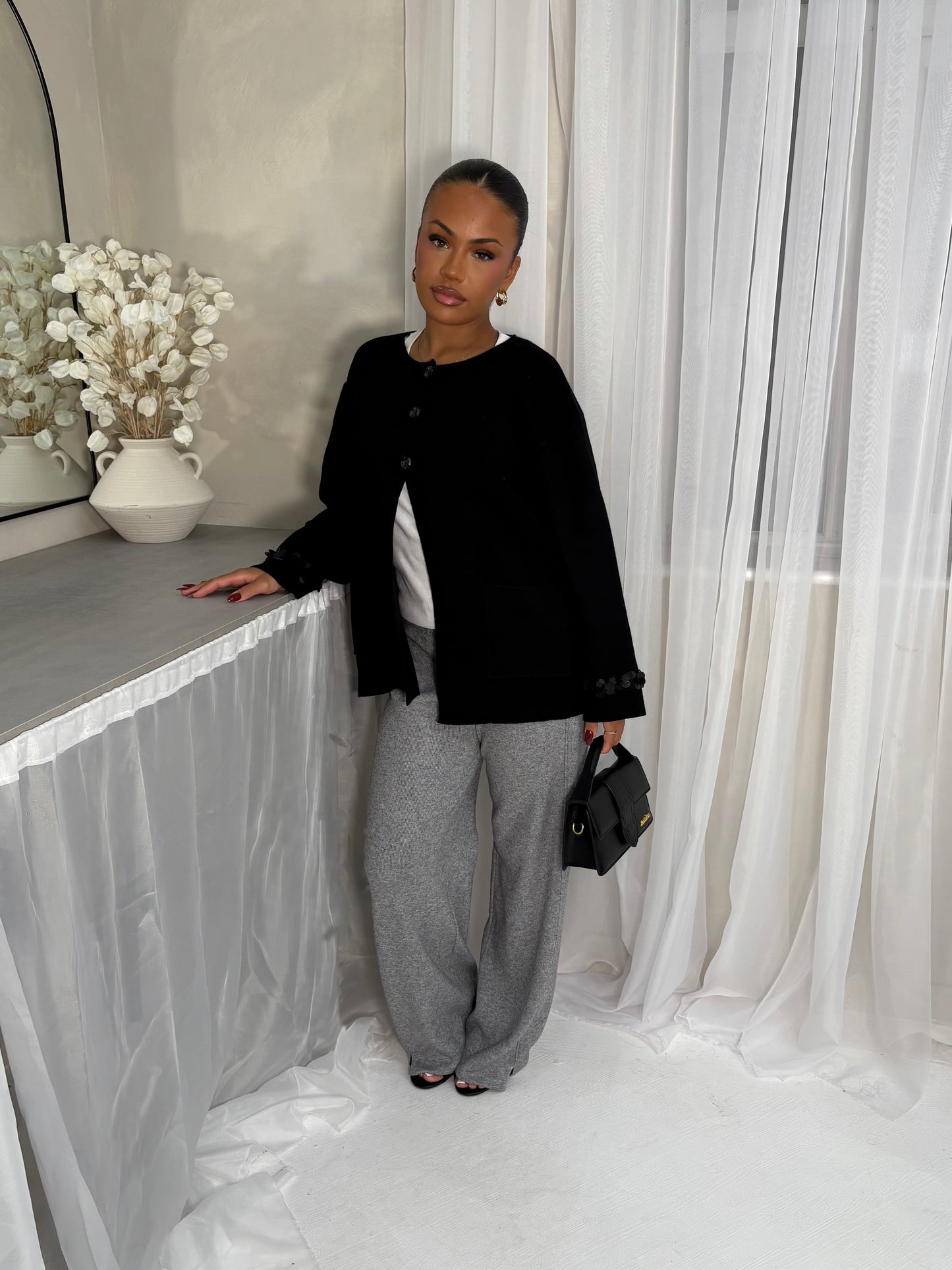 Réin Sequin Detailed Cardigan